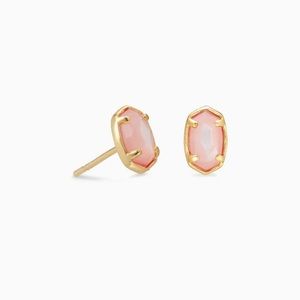 Kendra Scott emilie stud earings rose pink